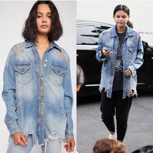 Moonchild Denim Shirt Jacket | Poshmark